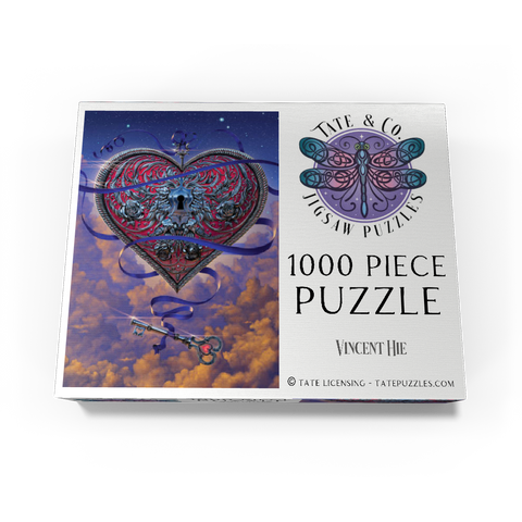 Heart and Key - Vincent Hie 1000 Jigsaw Puzzle box view3