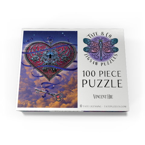 Heart and Key - Vincent Hie 100 Jigsaw Puzzle box view3