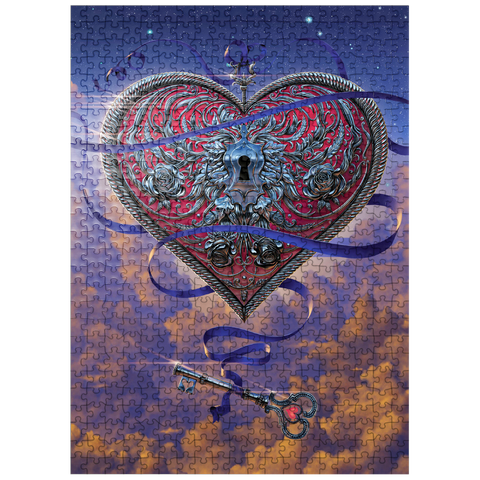 puzzleplate Heart and Key - Vincent Hie 500 Jigsaw Puzzle