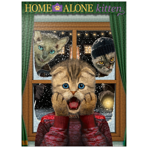 puzzleplate Home Alone Kitten Movie Cats - Vincent Hie 1000 Jigsaw Puzzle