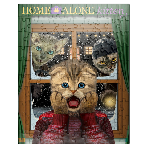 puzzleplate Home Alone Kitten Movie Cats - Vincent Hie 100 Jigsaw Puzzle