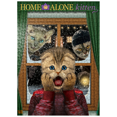 puzzleplate Home Alone Kitten Movie Cats - Vincent Hie 500 Jigsaw Puzzle