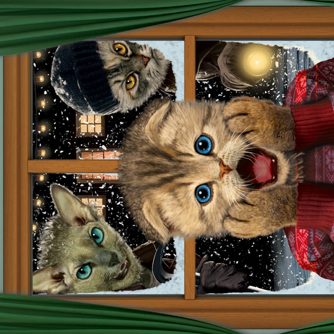 Home Alone Kitten Movie Cats - Vincent Hie 500 Jigsaw Puzzle 3D Modell