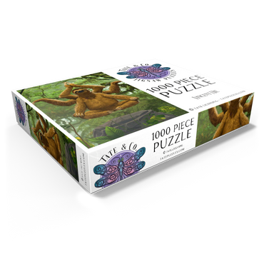 Zen Sloth Meditation - Vincent Hie 1000 Jigsaw Puzzle box view1