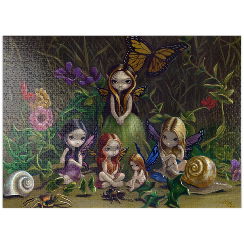 puzzleplate A Gathering of Fairies - Jasmine Becket-Griffith 1000 Jigsaw Puzzle