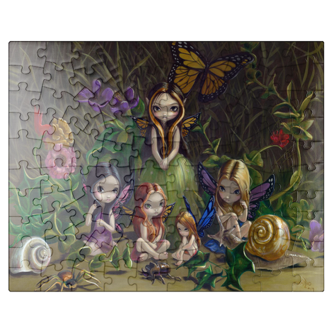 puzzleplate A Gathering of Fairies - Jasmine Becket-Griffith 100 Jigsaw Puzzle