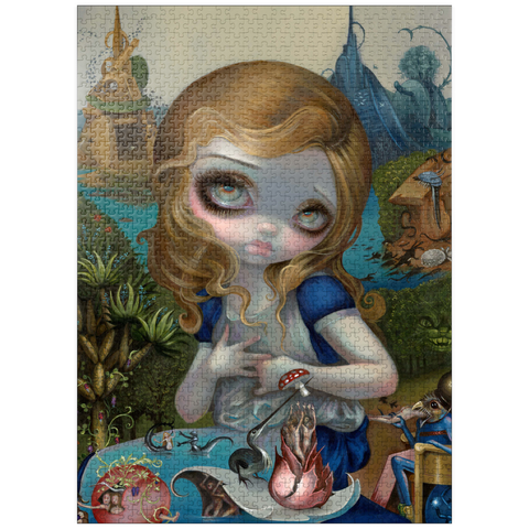 puzzleplate Alice in the Garden of Earthly Delights - Jasmine Becket-Griffith 1000 Jigsaw Puzzle