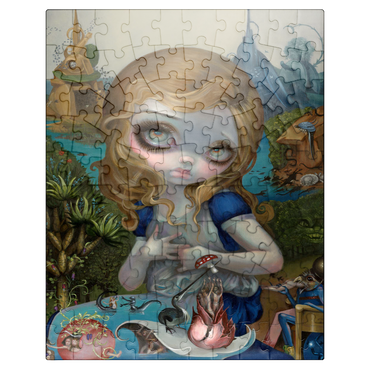 puzzleplate Alice in the Garden of Earthly Delights - Jasmine Becket-Griffith 100 Jigsaw Puzzle