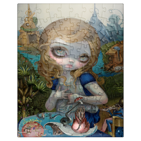 puzzleplate Alice in the Garden of Earthly Delights - Jasmine Becket-Griffith 100 Jigsaw Puzzle