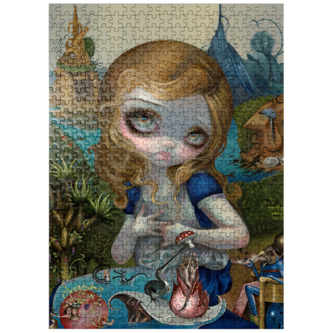 puzzleplate Alice in the Garden of Earthly Delights - Jasmine Becket-Griffith 500 Jigsaw Puzzle