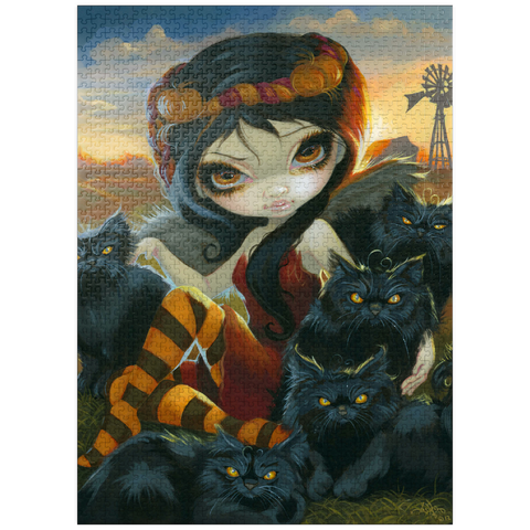 puzzleplate Autumn Kitties - Jasmine Becket-Griffith 1000 Jigsaw Puzzle