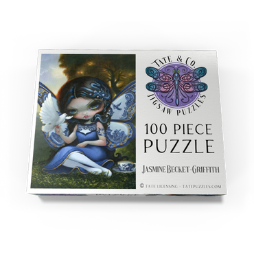 Blue Willow Fairy - Jasmine Becket-Griffith 100 Jigsaw Puzzle box view3
