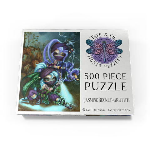 Ninja Dragonlings II - Jasmine Becket-Griffith 500 Jigsaw Puzzle box view3