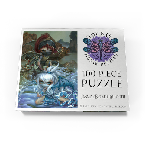 Ninja Dragonlings III - Jasmine Becket-Griffith 100 Jigsaw Puzzle box view3