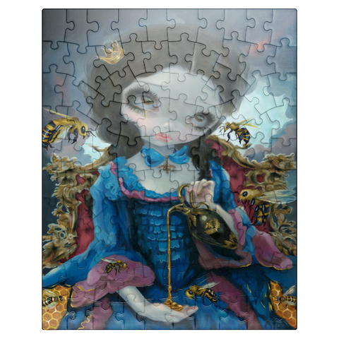 puzzleplate Queen of Bees - Jasmine Becket-Griffith 100 Jigsaw Puzzle