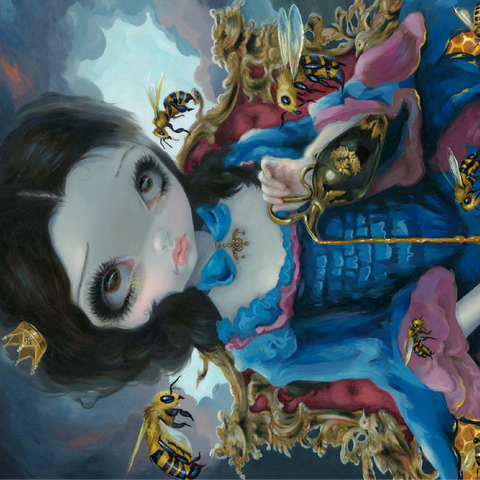 Queen of Bees - Jasmine Becket-Griffith 100 Jigsaw Puzzle 3D Modell