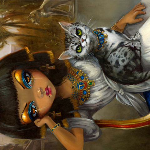 Sanura - Jasmine Becket-Griffith 1000 Jigsaw Puzzle 3D Modell