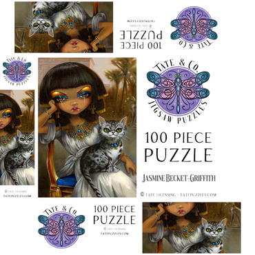 Sanura - Jasmine Becket-Griffith 100 Jigsaw Puzzle box 3D Modell