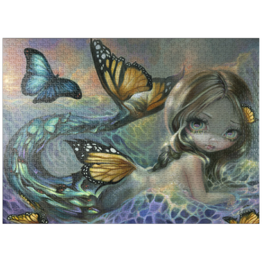 puzzleplate Sea Monarch Mermaid - Jasmine Becket-Griffith 1000 Jigsaw Puzzle