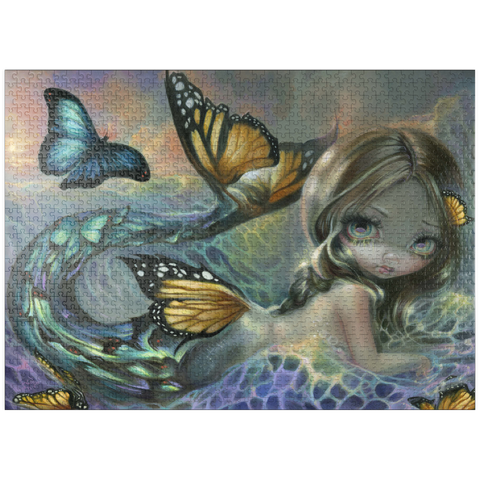 puzzleplate Sea Monarch Mermaid - Jasmine Becket-Griffith 1000 Jigsaw Puzzle