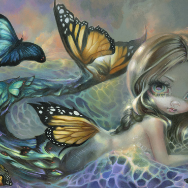 Sea Monarch Mermaid - Jasmine Becket-Griffith 1000 Jigsaw Puzzle 3D Modell