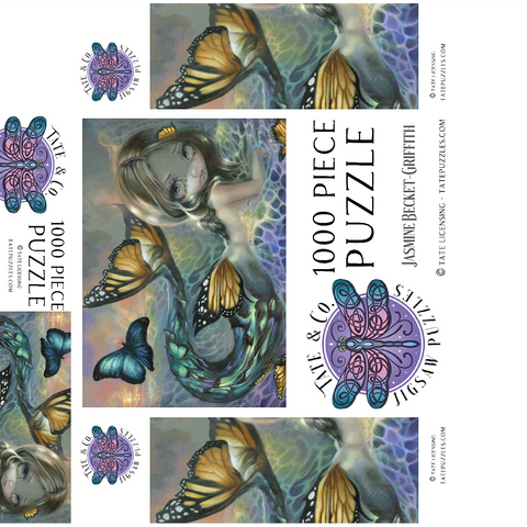 Sea Monarch Mermaid - Jasmine Becket-Griffith 1000 Jigsaw Puzzle box 3D Modell