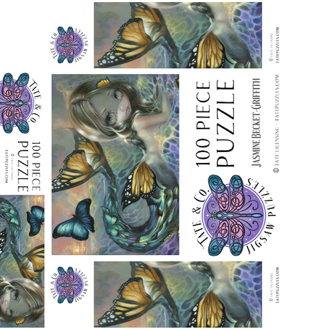 Sea Monarch Mermaid - Jasmine Becket-Griffith 100 Jigsaw Puzzle box 3D Modell