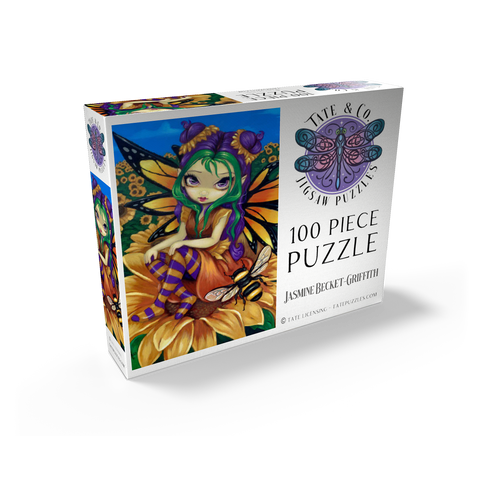 Sunflower Fairy with Bee - Jasmine Becket-Griffith 100 Jigsaw Puzzle box view2
