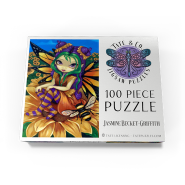 Sunflower Fairy with Bee - Jasmine Becket-Griffith 100 Jigsaw Puzzle box view3