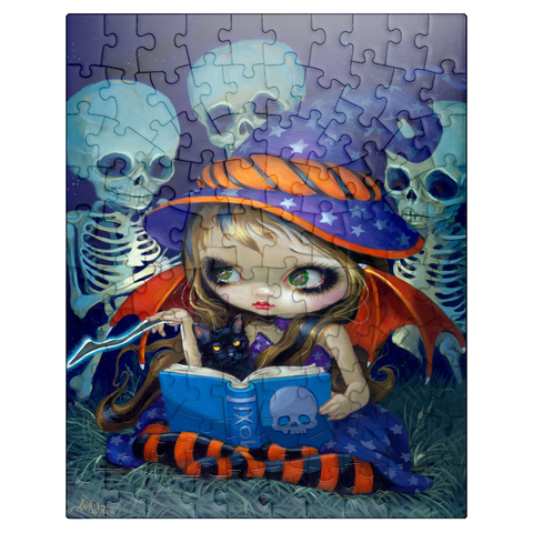 puzzleplate Skeleton Magic Halloween Fairy - Jasmine Becket-Griffith 100 Jigsaw Puzzle