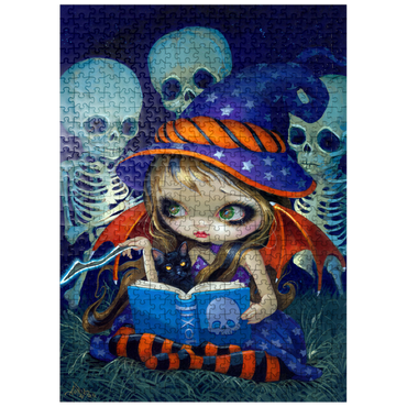 puzzleplate Skeleton Magic Halloween Fairy - Jasmine Becket-Griffith 500 Jigsaw Puzzle