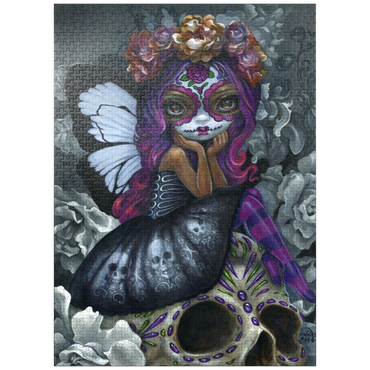 puzzleplate Day of the Dead Fairy - Jasmine Becket-Griffith 1000 Jigsaw Puzzle
