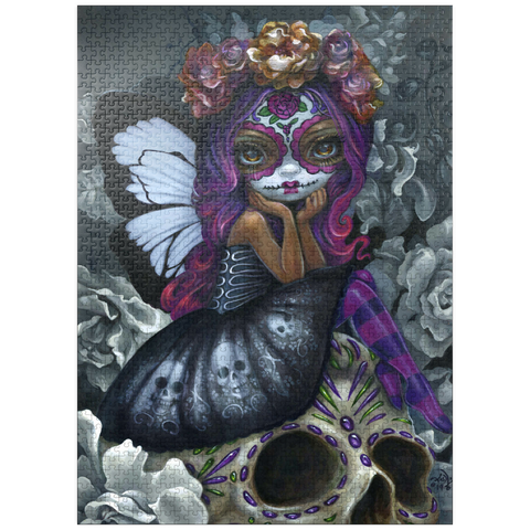 puzzleplate Day of the Dead Fairy - Jasmine Becket-Griffith 1000 Jigsaw Puzzle