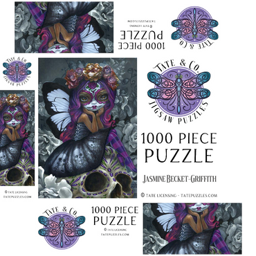 Day of the Dead Fairy - Jasmine Becket-Griffith 1000 Jigsaw Puzzle box 3D Modell