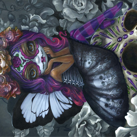 Day of the Dead Fairy - Jasmine Becket-Griffith 100 Jigsaw Puzzle 3D Modell