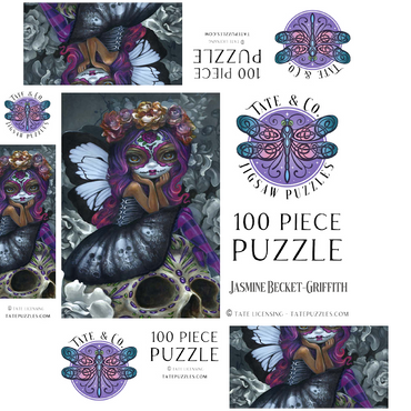 Day of the Dead Fairy - Jasmine Becket-Griffith 100 Jigsaw Puzzle box 3D Modell