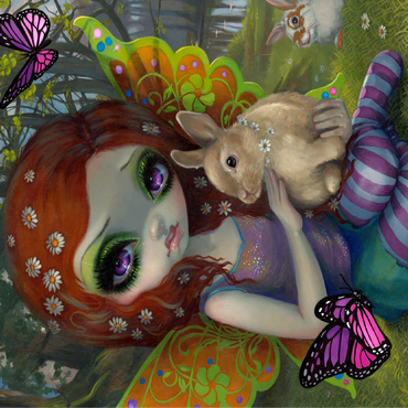 Spring Fairy - Jasmine Becket-Griffith 100 Jigsaw Puzzle 3D Modell