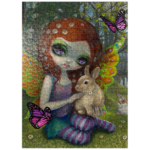 puzzleplate Spring Fairy - Jasmine Becket-Griffith 500 Jigsaw Puzzle