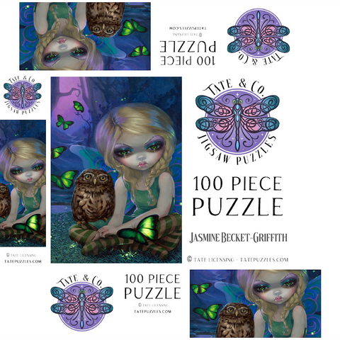 Summer Fairy - Jasmine Becket-Griffith 100 Jigsaw Puzzle box 3D Modell