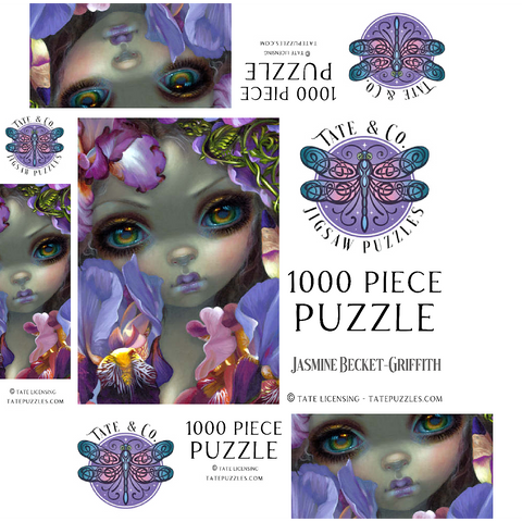 The Language of Flowers 3 - Jasmine Becket-Griffith 1000 Jigsaw Puzzle box 3D Modell