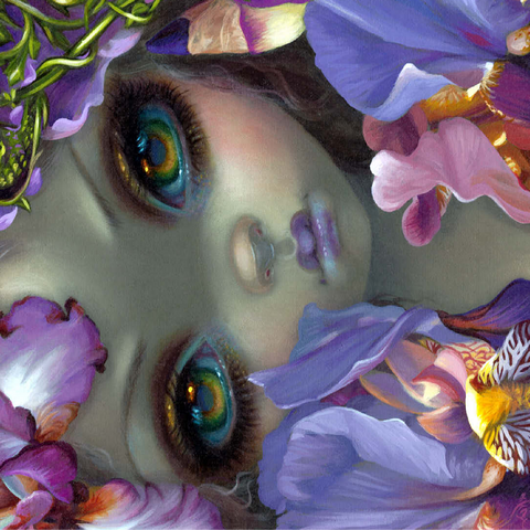 The Language of Flowers 3 - Jasmine Becket-Griffith 100 Jigsaw Puzzle 3D Modell