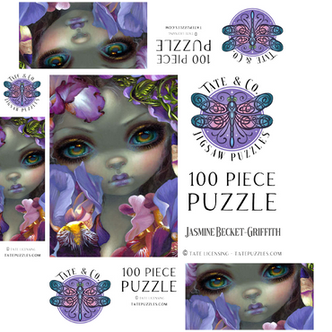 The Language of Flowers 3 - Jasmine Becket-Griffith 100 Jigsaw Puzzle box 3D Modell