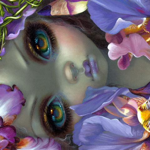 The Language of Flowers 3 - Jasmine Becket-Griffith 500 Jigsaw Puzzle 3D Modell