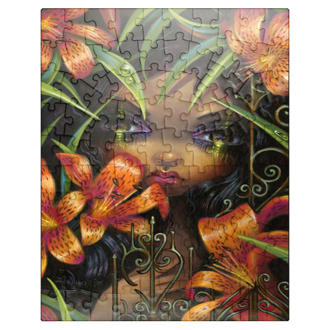 puzzleplate The Language of Flowers 5 - Jasmine Becket-Griffith 100 Jigsaw Puzzle