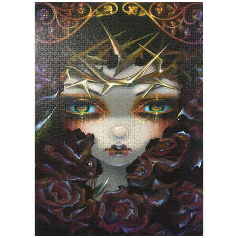 puzzleplate The Language of Flowers 6 - Jasmine Becket-Griffith 1000 Jigsaw Puzzle