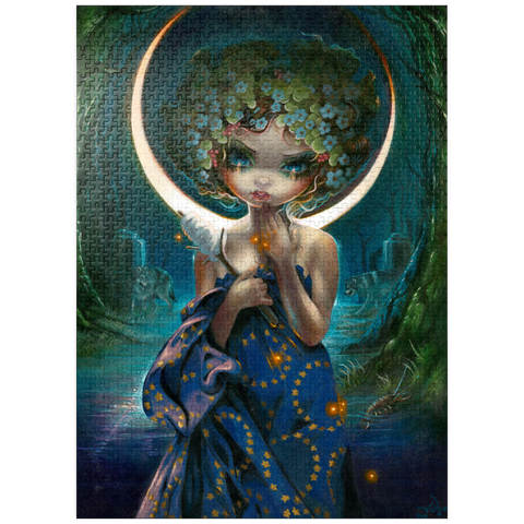puzzleplate The Moon - Jasmine Becket-Griffith 1000 Jigsaw Puzzle