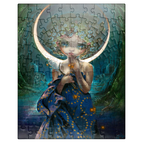 puzzleplate The Moon - Jasmine Becket-Griffith 100 Jigsaw Puzzle