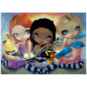 puzzleplate Three Little Birds - Jasmine Becket-Griffith 1000 Jigsaw Puzzle