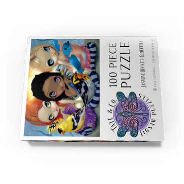 Three Little Birds - Jasmine Becket-Griffith 100 Jigsaw Puzzle box view3