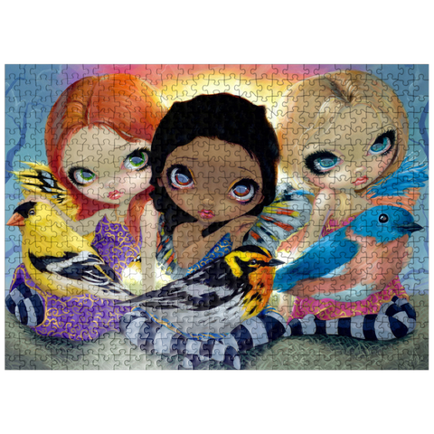 puzzleplate Three Little Birds - Jasmine Becket-Griffith 500 Jigsaw Puzzle